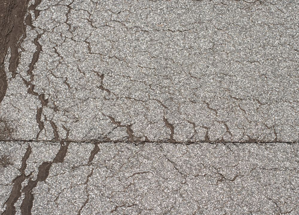 Losliggend dakleer op plat dak in Borculo